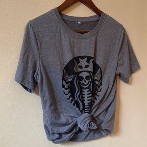 Starbucks Skeleton tshirt